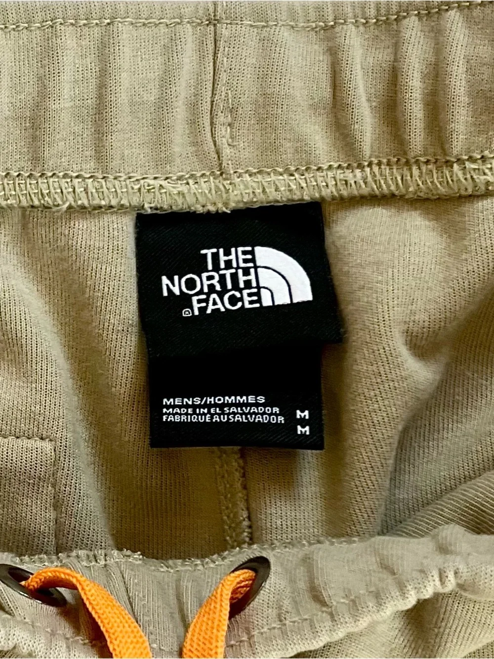 The North Face Technical Fleece Panel Sweatpants Beige Blue Size M